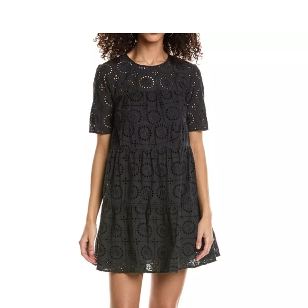 STAUD eyelet dress - fits xs or small